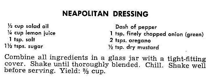 Neapolitan Dressing