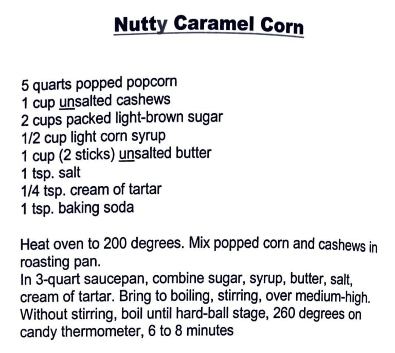 Nutty Caramel Corn
