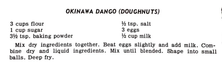 Okinawa Dango (Doughnuts)