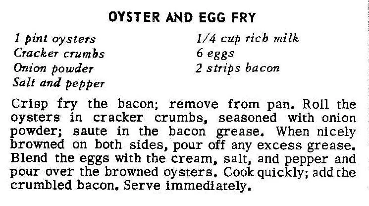 Oyster and Egg Fry