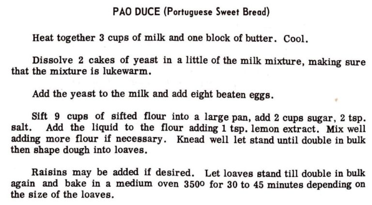 Pao Duce (Portuguese Sweet Bread)