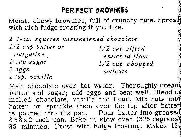 Perfect Brownies