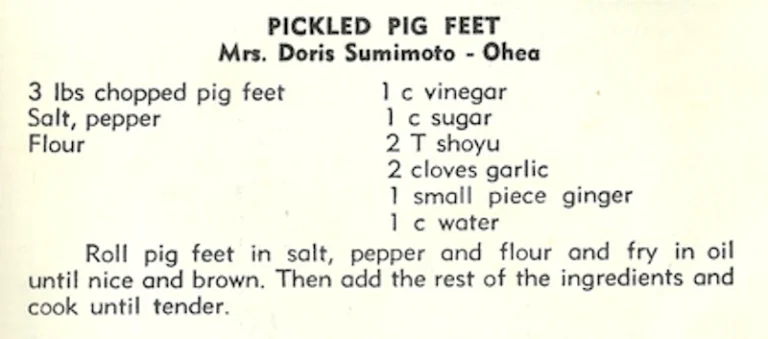 Pickled Pig Feet