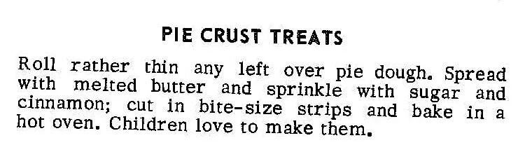 Pie Crust Treats