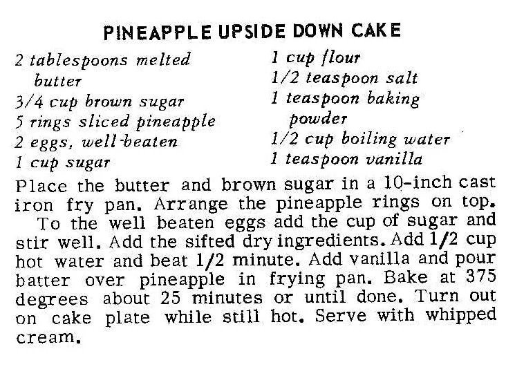 Pineapple Upside-Down Cake