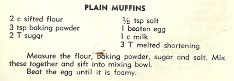 Plain Muffins #3