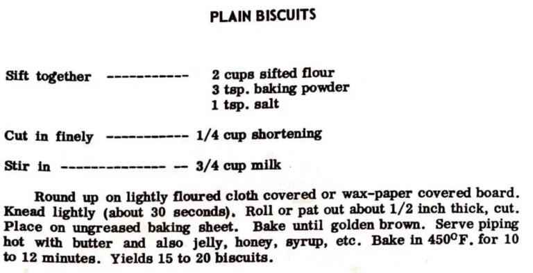 Plain Biscuits