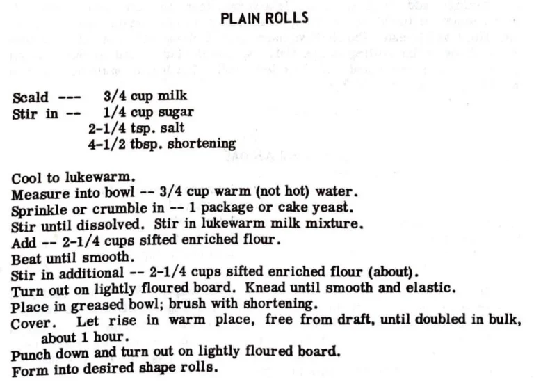 Plain Rolls
