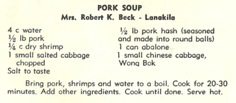 Pork Soup