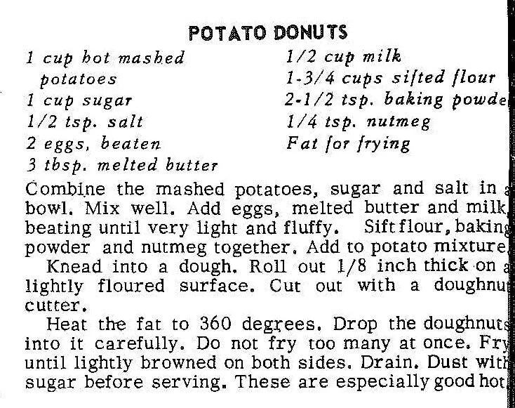 Potato Donuts