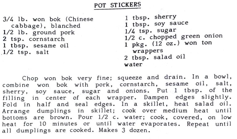 Pot Stickers #2