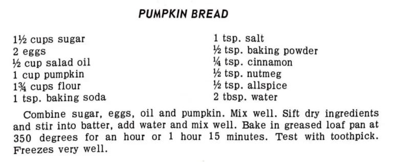 Pumpkin Bread