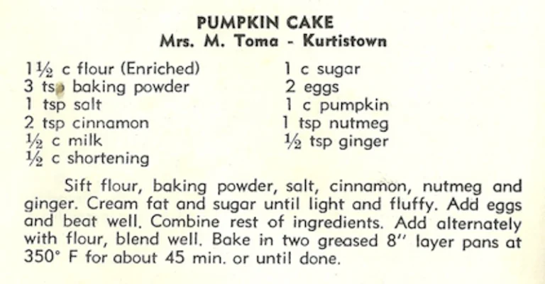 Pumpkin Cake