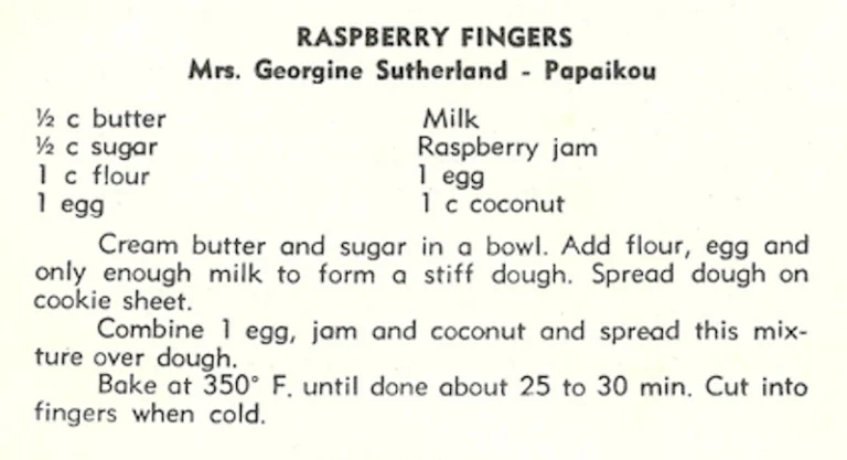 Raspberry Fingers