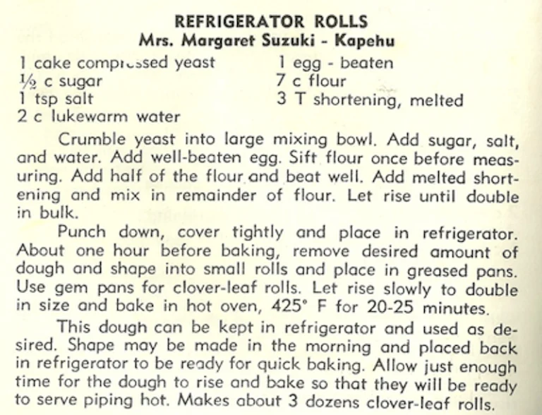 Refrigerator Rolls