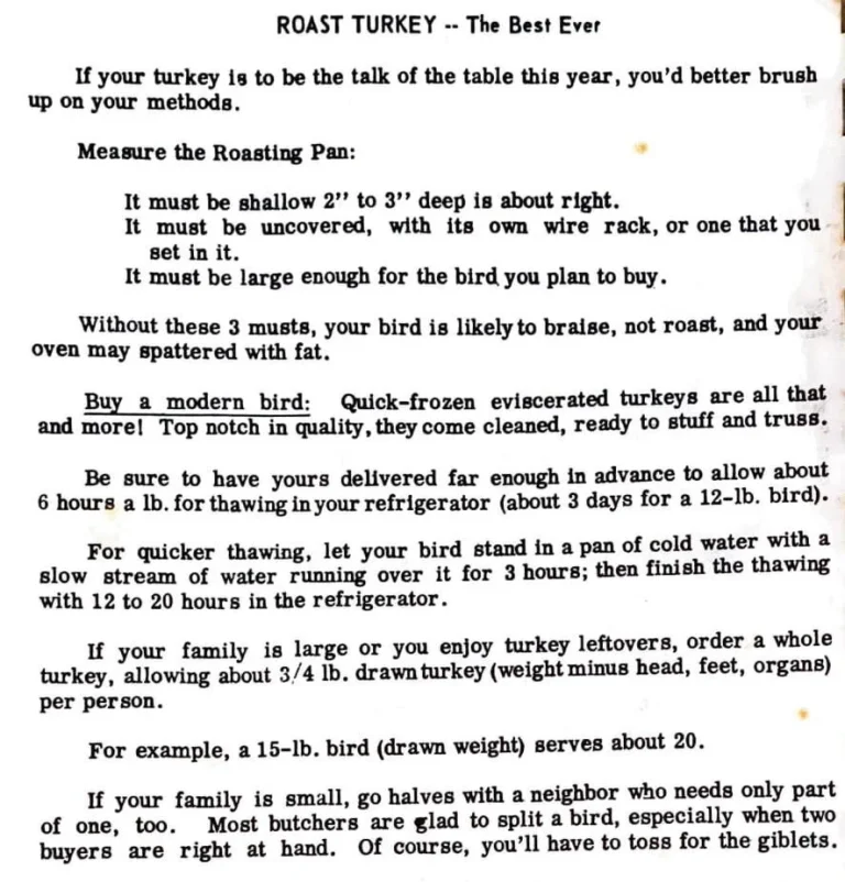 Roast Turkey – The Best Ever