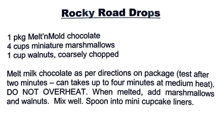 Rocky Road Drops