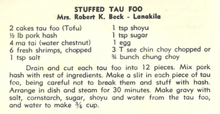Stuffed Tau Foo