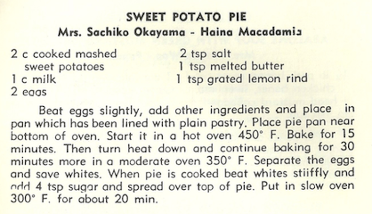 Sweet Potato Pie #2
