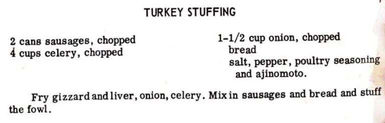 Turkey Stuffing