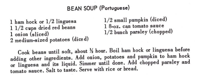 Bean Soup (Portuguese) #2