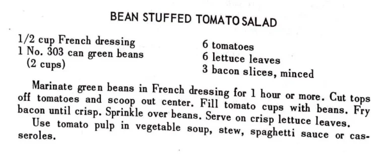 Bean Stuffed Tomato Salad