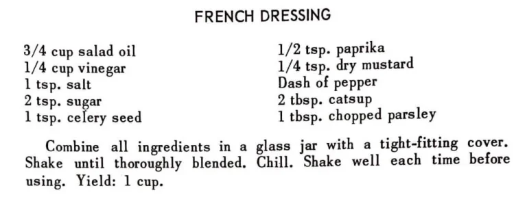 French Dressing #4