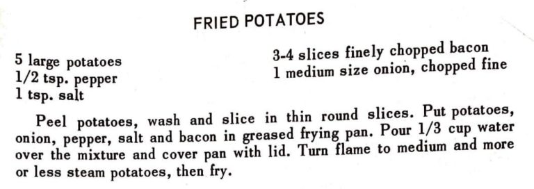 Fried Potatoes
