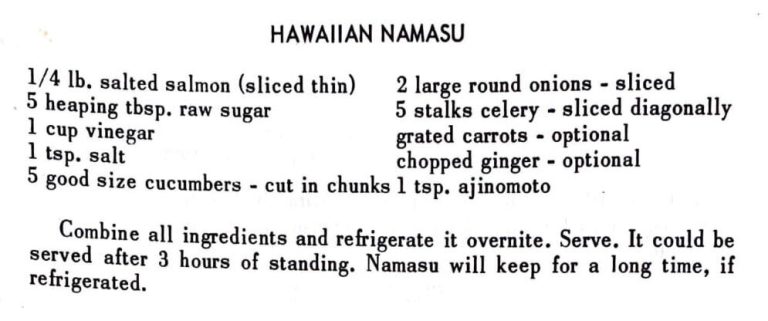 Hawaiian Namasu
