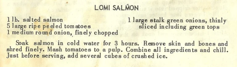 Lomi Salmon
