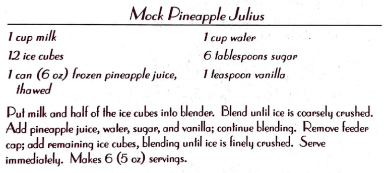 Mock Pineapple Julius