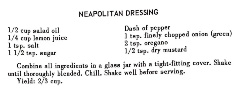 Neapolitan Dressing