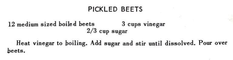 Pickled Beets