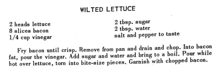 Wilted Lettuce