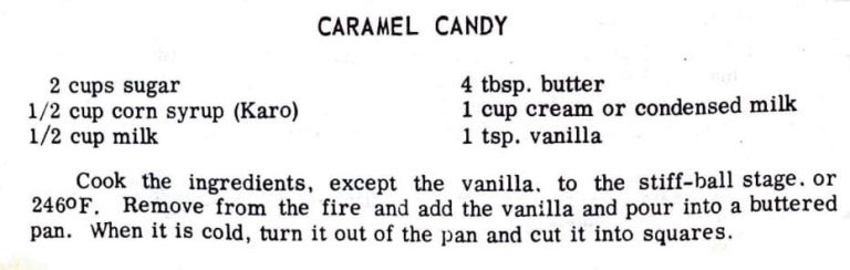 Caramel Candy