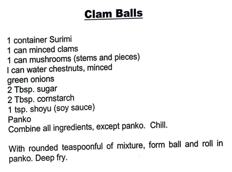 Clam Balls