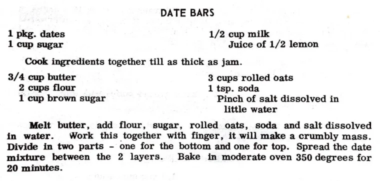 Date Bars #3