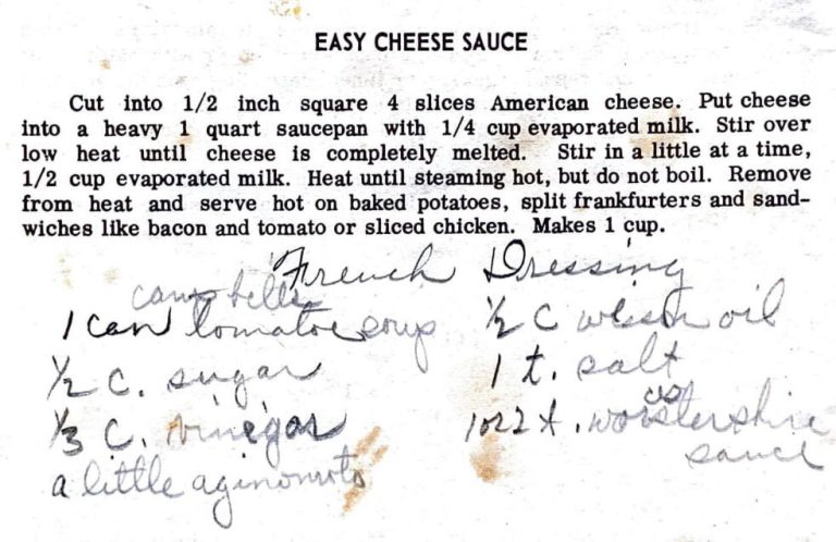 Easy Cheese Sauce