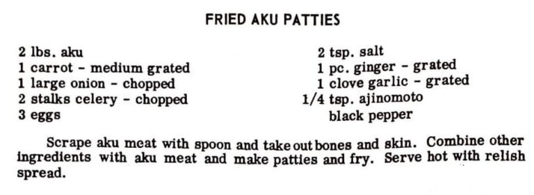 Fried Aku Patties