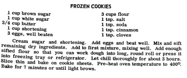 Frozen Cookies
