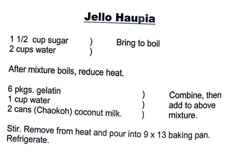 Jello Haupia