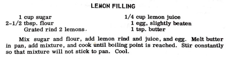 Lemon Filling #2
