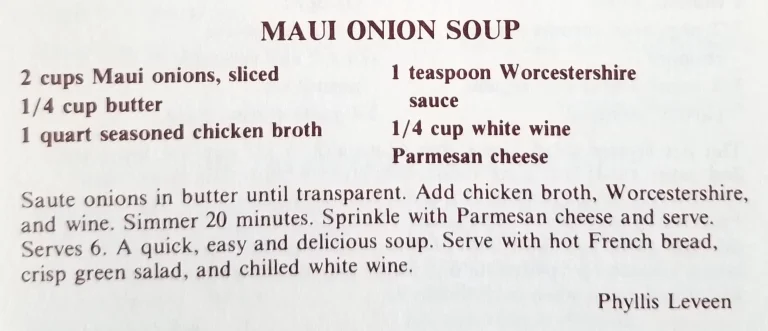 Maui Onion Soup
