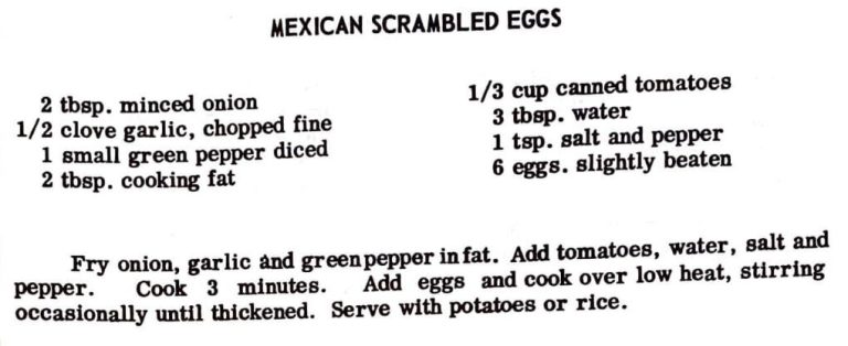 Mexican Scrambled Eggs