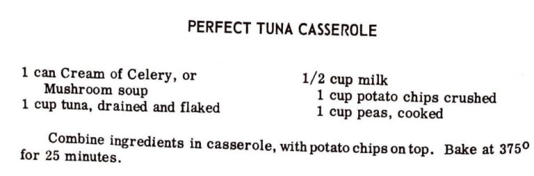 Perfect Tuna Casserole