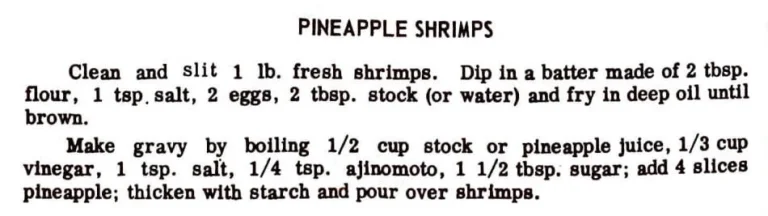 Pineapple Shrimps
