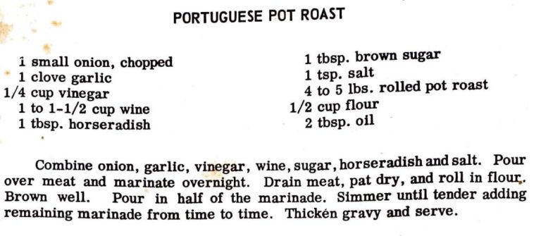 Portuguese Pot Roast