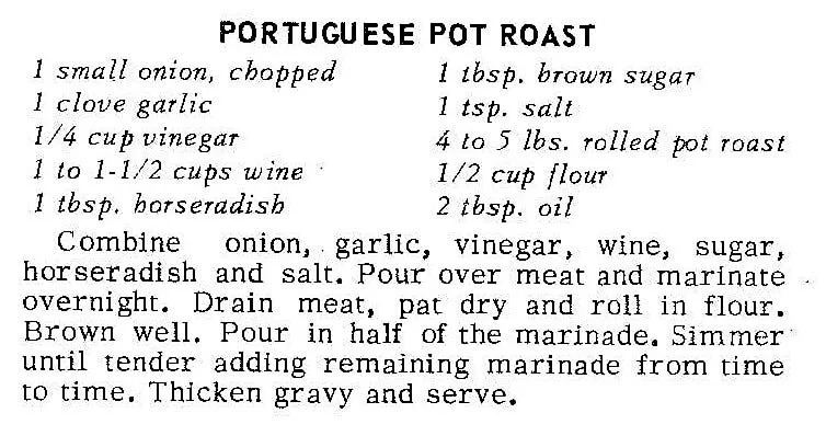 Portuguese Pot Roast #2