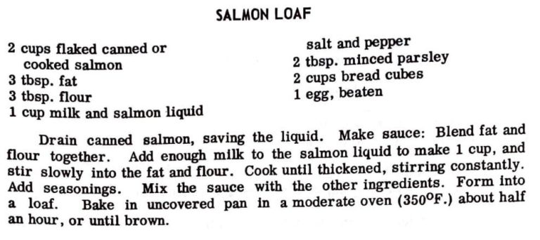 Salmon Loaf