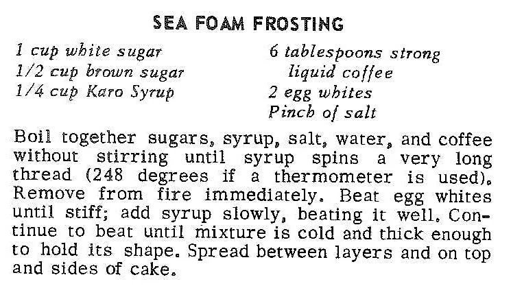 Sea Foam Frosting